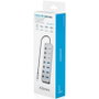 Aisens Hub USB 3.2 Gen2 10G USB-C con 8 puertos y PD 3.0 100W, Gris